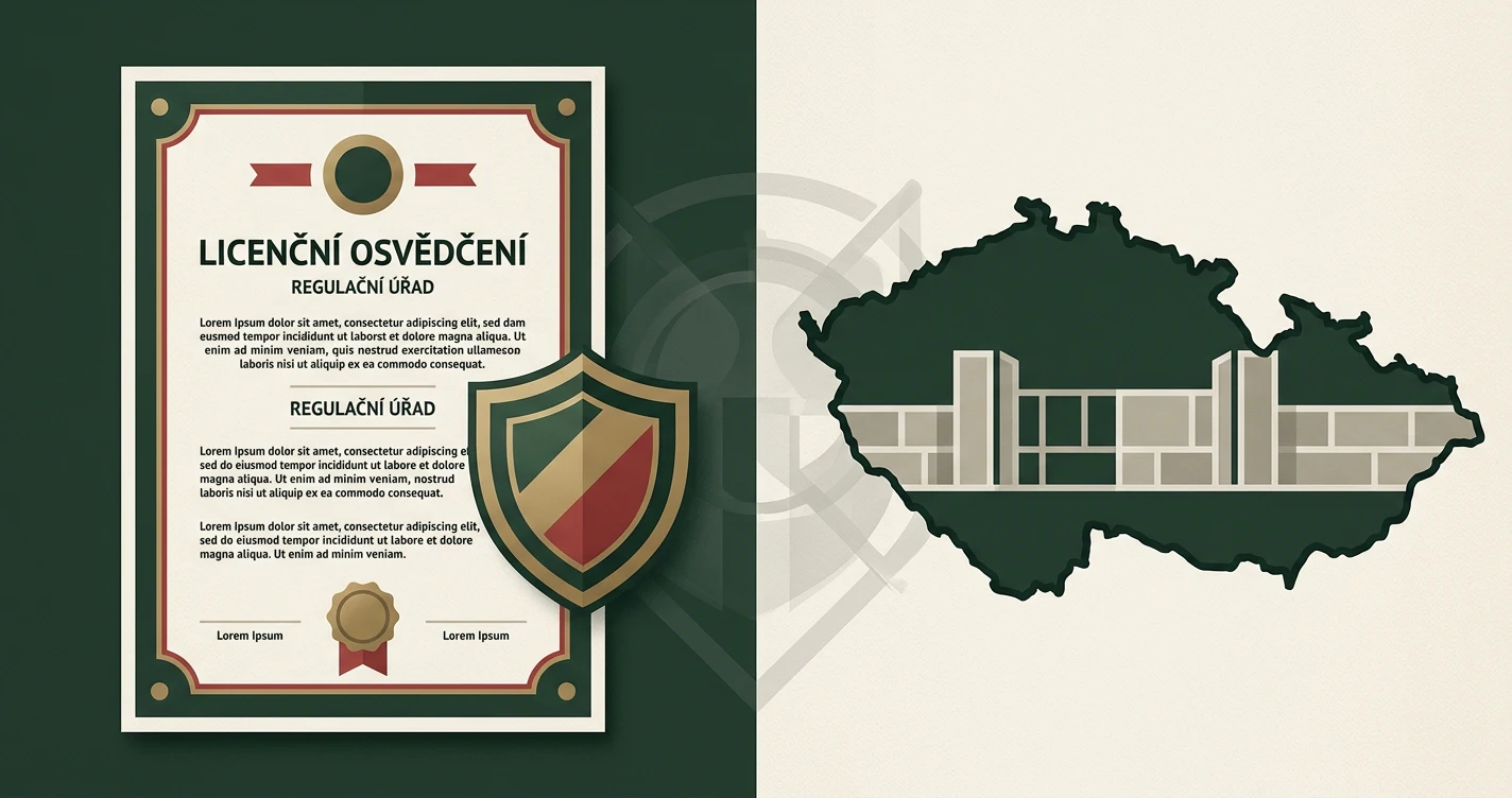 Koncept licence, ochranného štítu a siluety České republiky